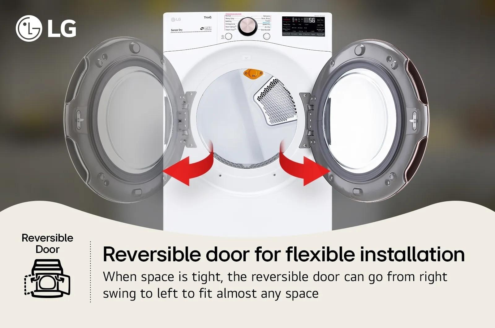 LG Laundry LG Appliances Front Load Electric Dryer