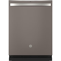 GE(R) Top Control with Stainless Steel Interior Dishwasher with Sanitize Cycle & Dry Boost with Fan Assist