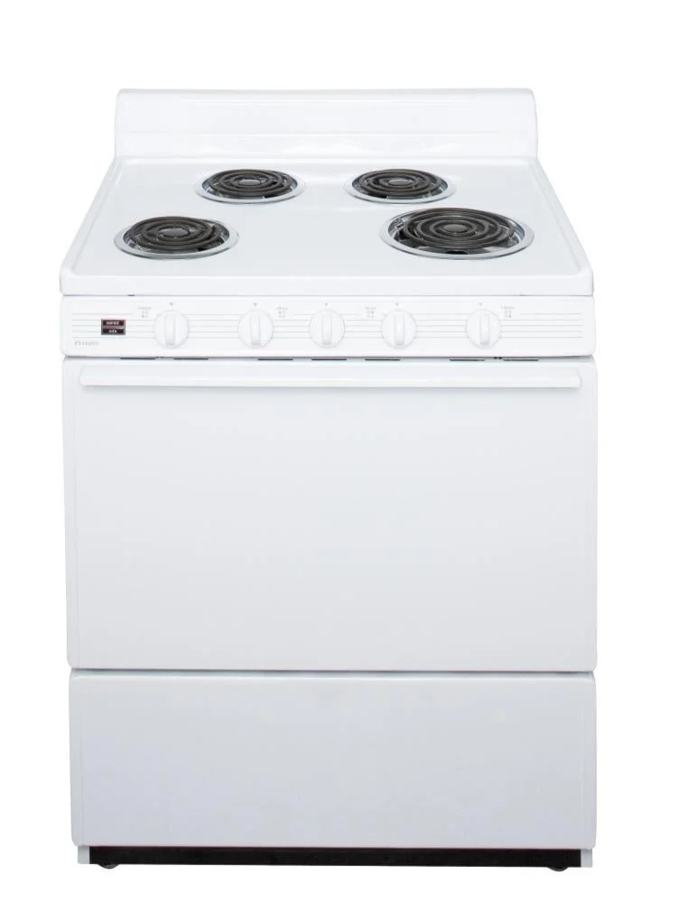 Premier Appliances EFK102OP 30 in. Freestanding Electric Range in White, Simon's Furniture