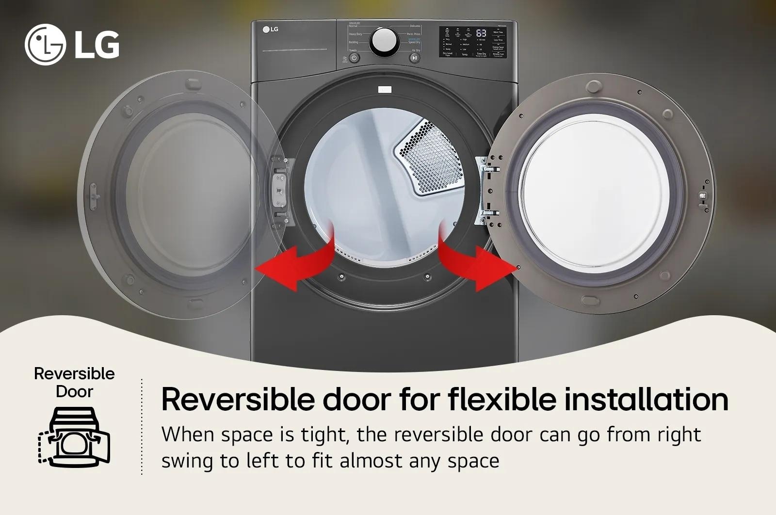 LG Appliances Laundry Front Load Electric Dryer