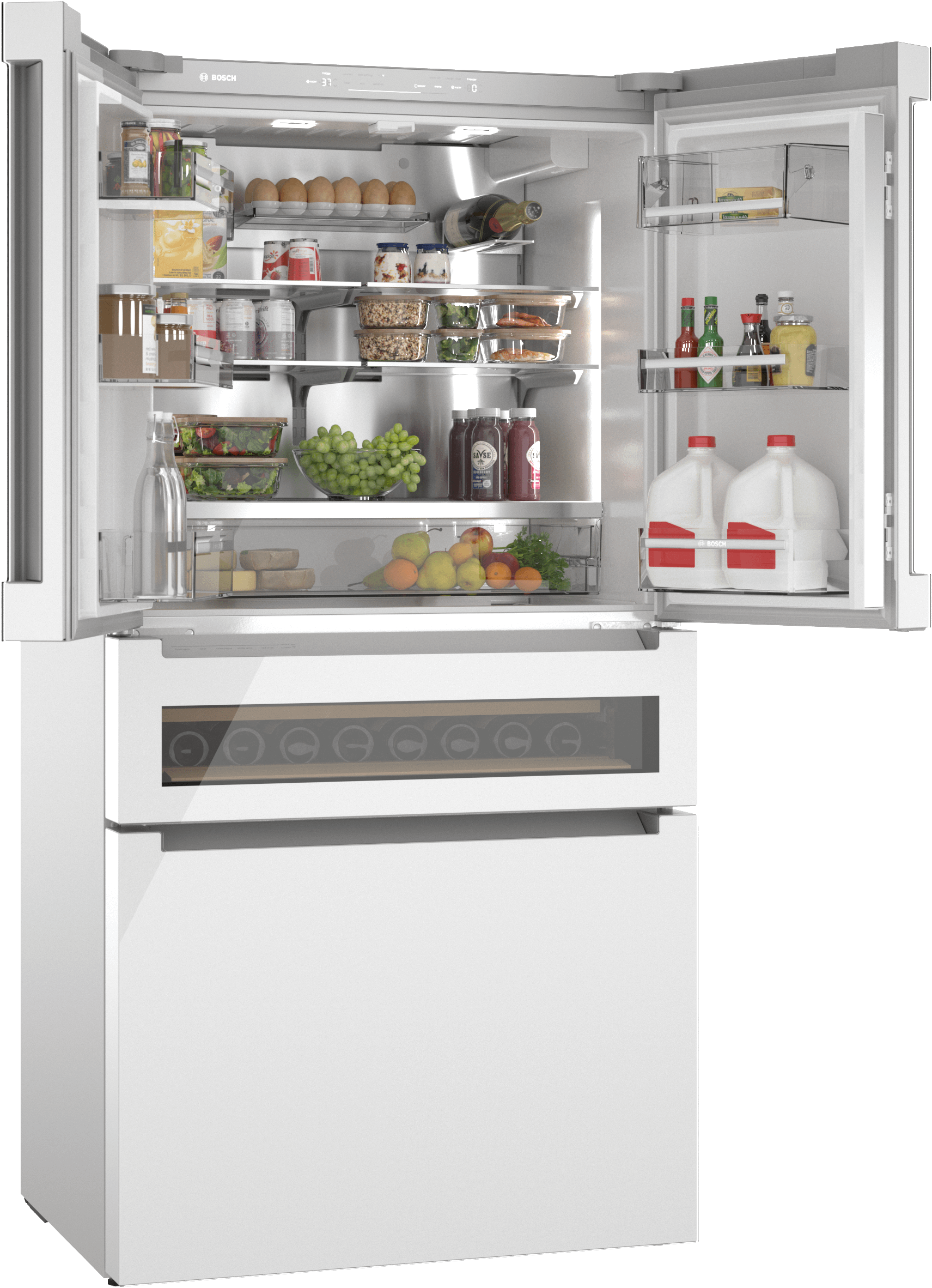 Bosch Refrigerators Bosch French Door Freestanding Refrigerator