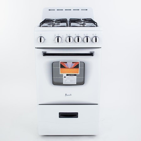 20" Free Standing Gas Range