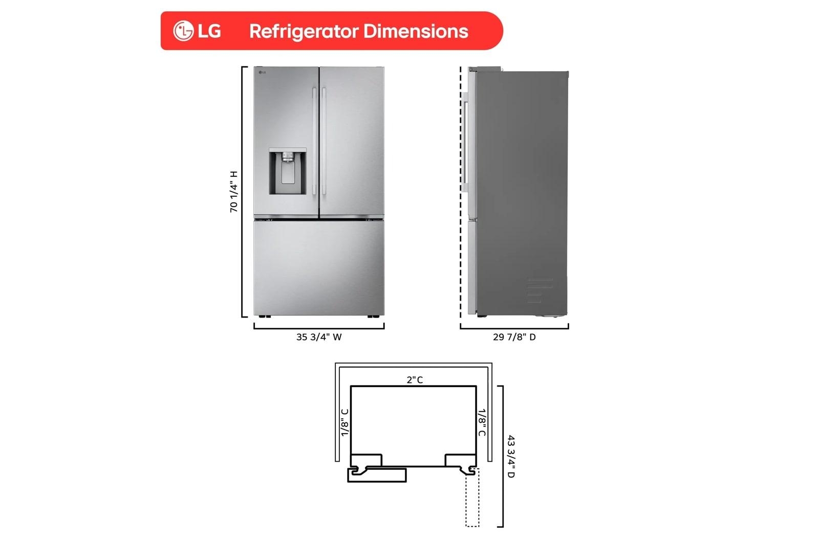 French Door Freestanding Refrigerator