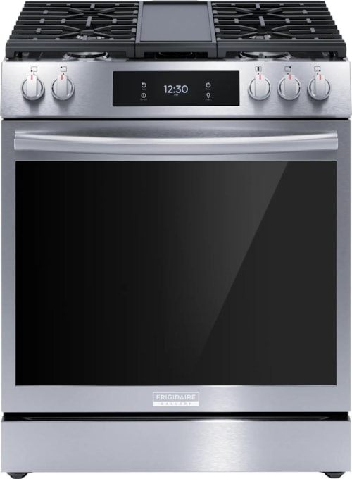 30" Front Control Gas Range With Total Convection