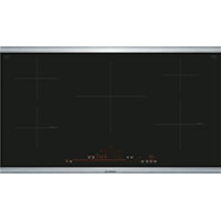 800 Series Induction Cooktop 36'' Black, Surface Mount Without Frame Nit8669suc