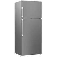 27In 15 Cu Ft Top Freezer With Auto Ice Maker, Stainless