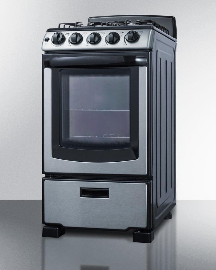 20" Free Standing Gas Range