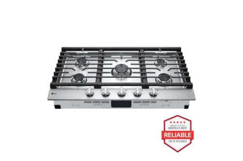36 Inch Gas Cooktop With Ultraheat™ 20K Btu Burner