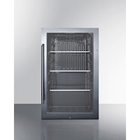 Shallow Depth Indoor/Outdoor Beverage Cooler, Ada Compliant