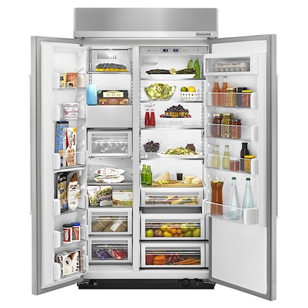 Side By Side Built In Refrigerator