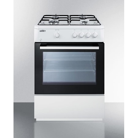 24" Free Standing Gas Range