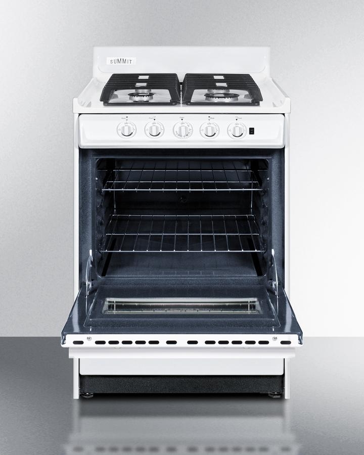24" Free Standing Gas Range