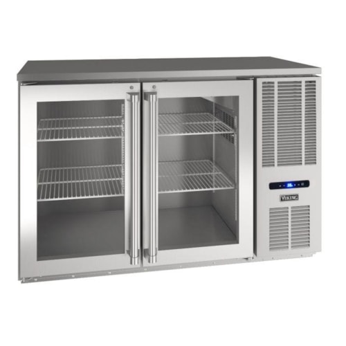 52" Back Bar Refrigeration, Glass Door