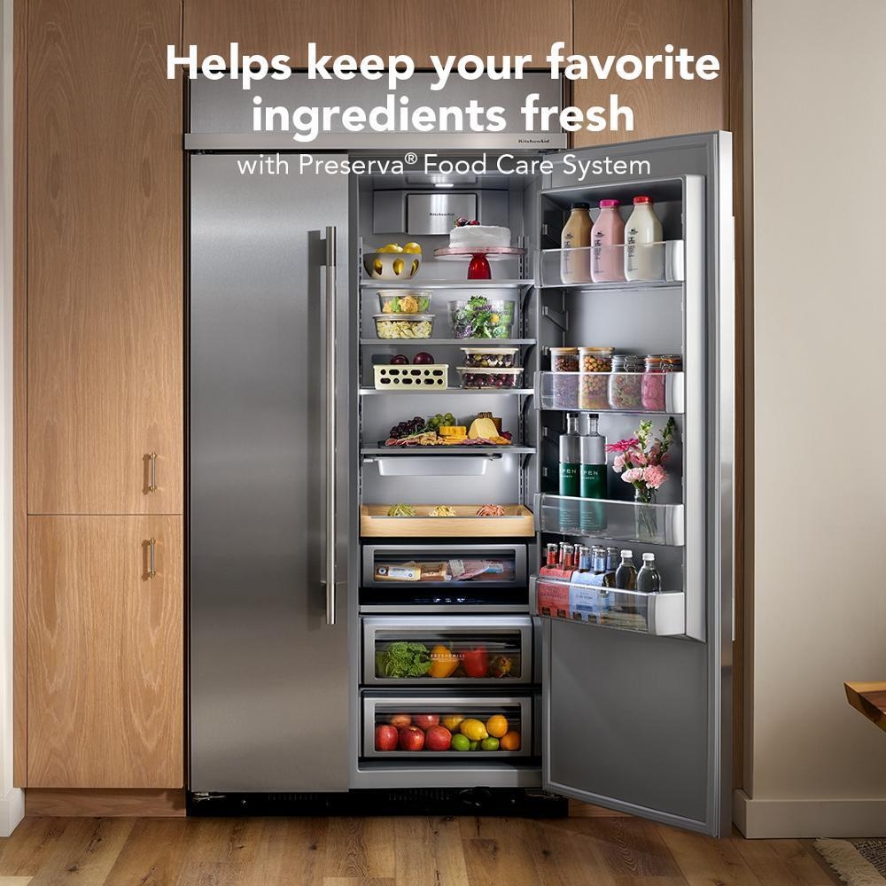 KitchenAid Refrigerators Side By Side Built In Refrigerator