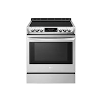 6.3 cu. ft. Smart wi-fi Enabled Induction Slide-in Range with ProBake Convection(R) and EasyClean(R)