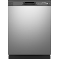 24" Built-In Front Control Dishwasher Stainless Steel - GDF511PSRSS