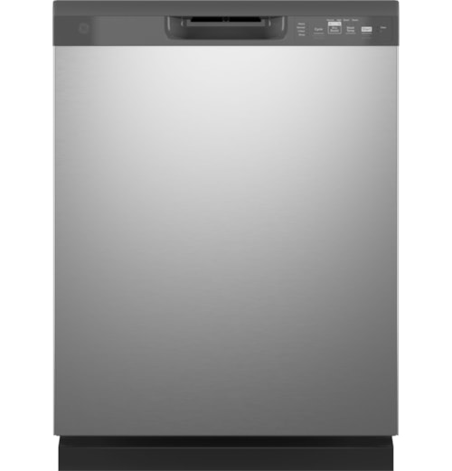 GE 24" Built-In Front Control Dishwasher Stainless Steel
