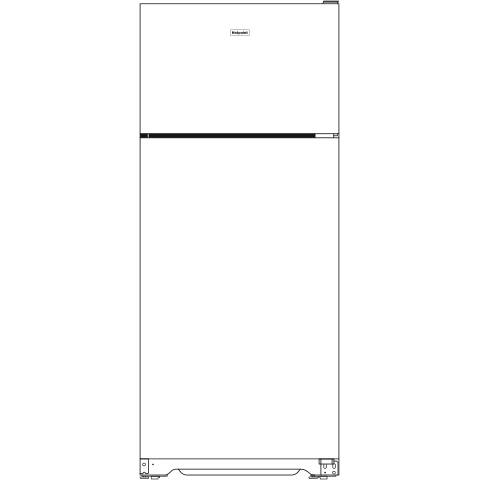 Hotpoint Refrigerators Top Freezer Freestanding Refrigerator