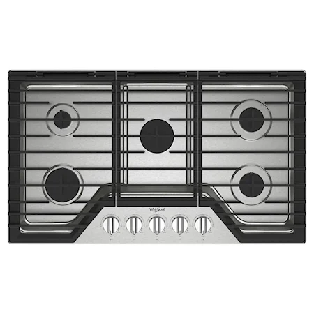 36-Inch Gas Cooktop With Ez-2-Lift(Tm) Hinged Cast-Iron Grates