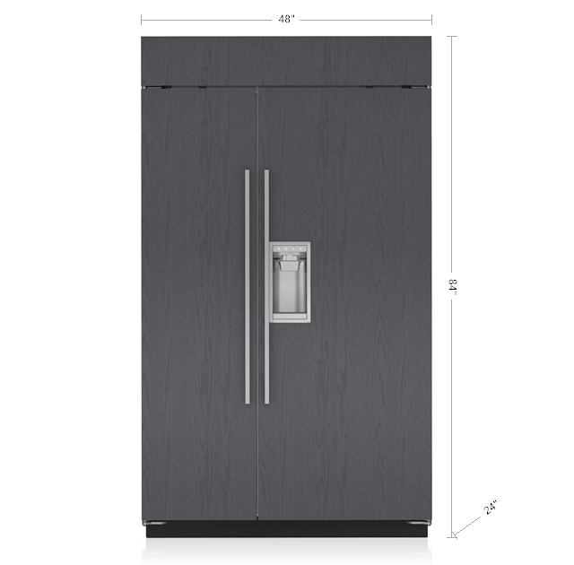 Side By Side Built In Refrigerator