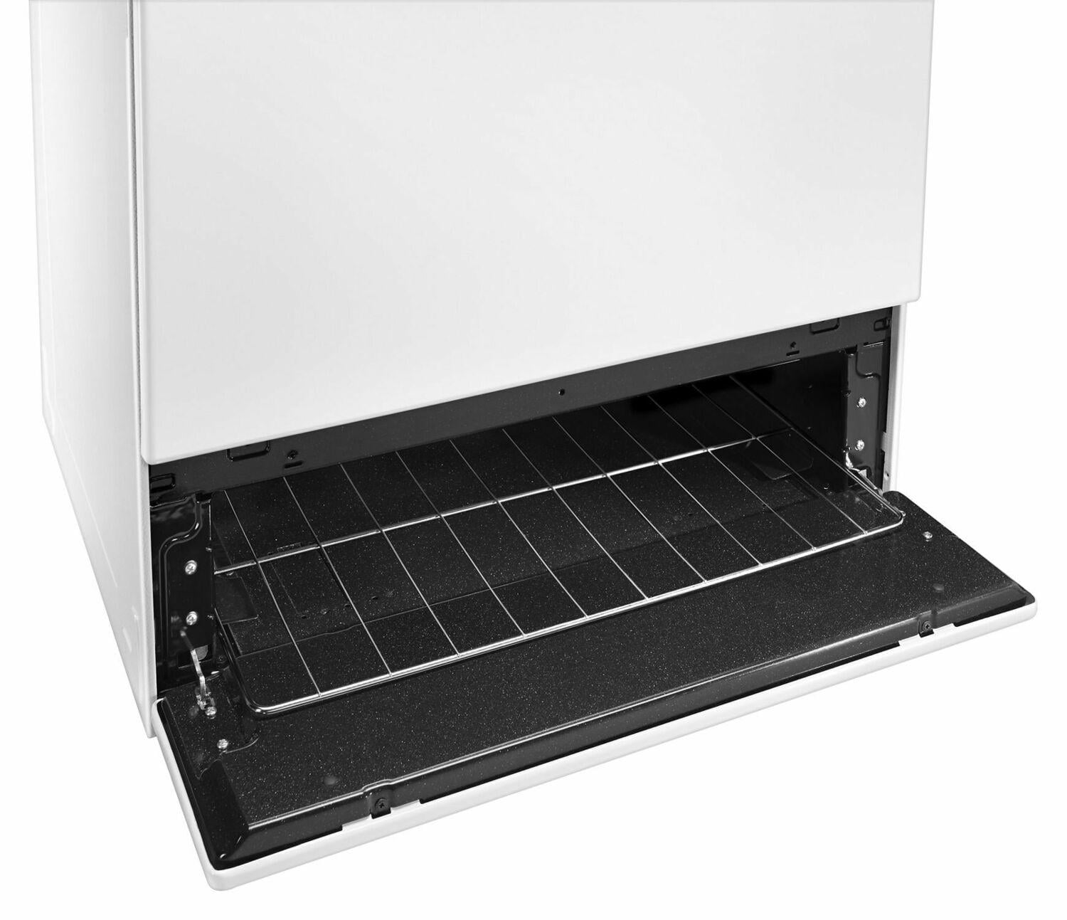 Amana AGR4230BAW 30inch Gas Range with EasyAccess(TM) Broiler Door