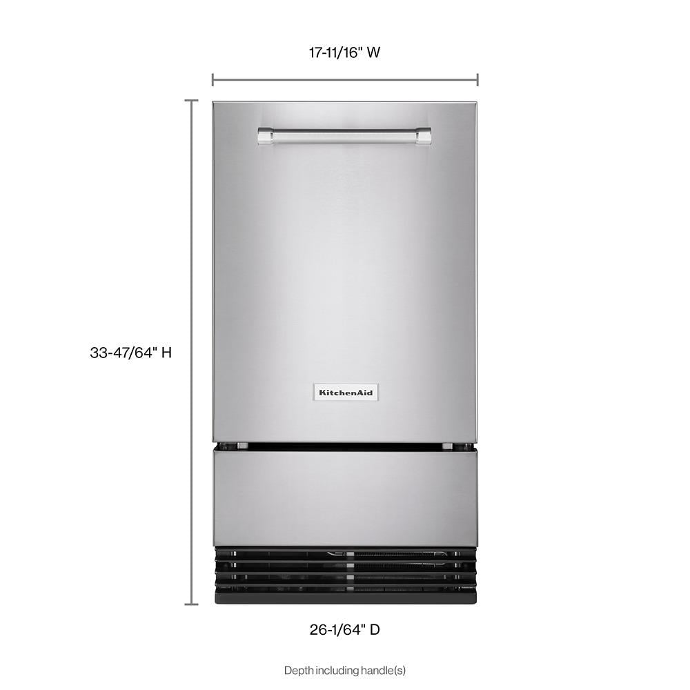 KitchenAid KUID308HPS Kitchenaid(R) 18'' Automatic Ice Maker With