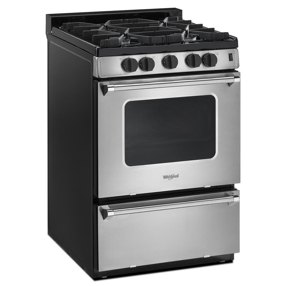 Whirlpool Gas Ranges Whirlpool 24" Free Standing Gas Range