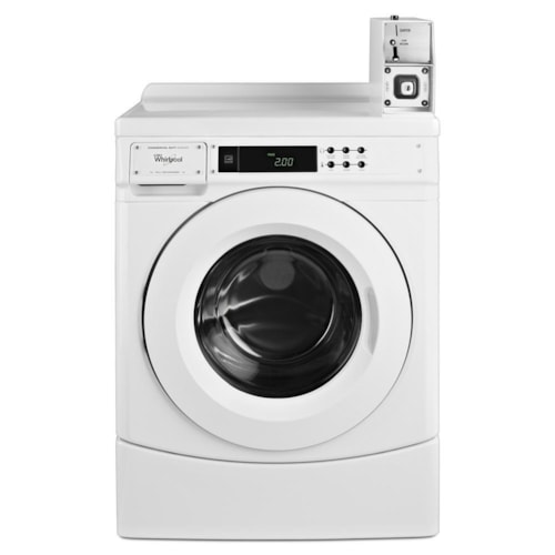 27" Commercial High-Efficiency Energy Star-Qualified Front-Load Washer Featuring Factory-Installed Coin Drop With Coin Box