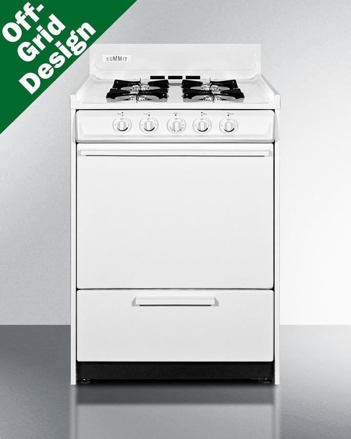 24" Free Standing Gas Range