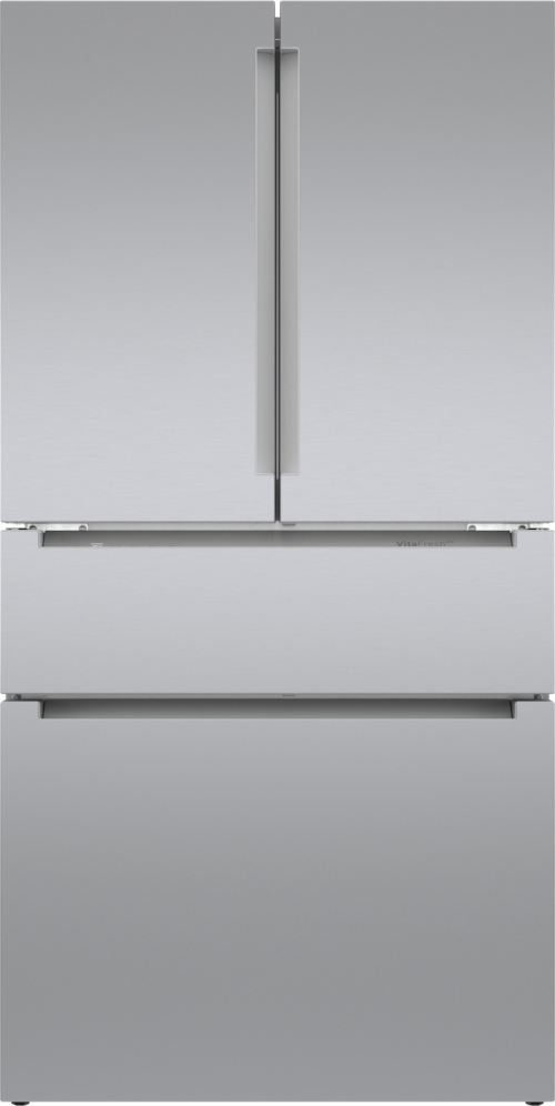 800 Series, French Door Bottom Freezer, Multi Door, 36'', Brushed Steel (With Anti-Fingerprint)