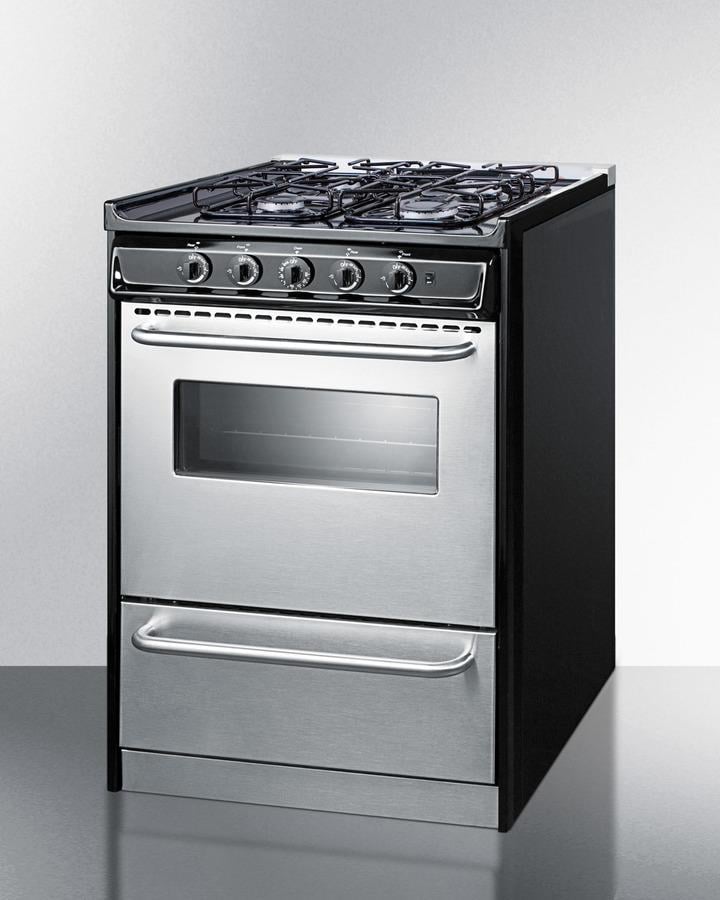 24" Free Standing Gas Range