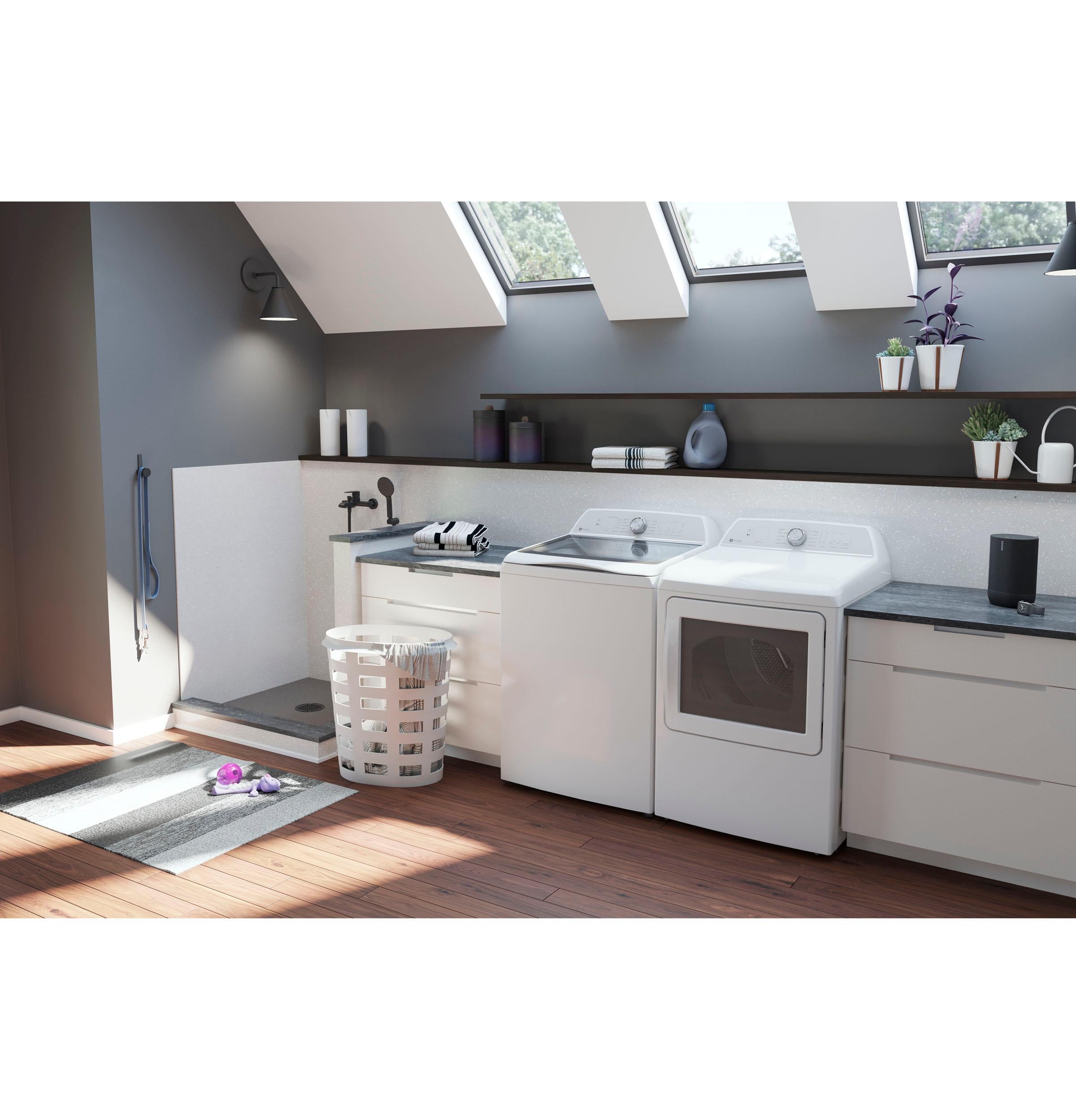 GE Appliances Laundry Top Load Matching Gas Dryer