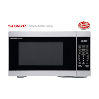 1.1 Cu. Ft. Mid-Size Countertop Microwave Oven