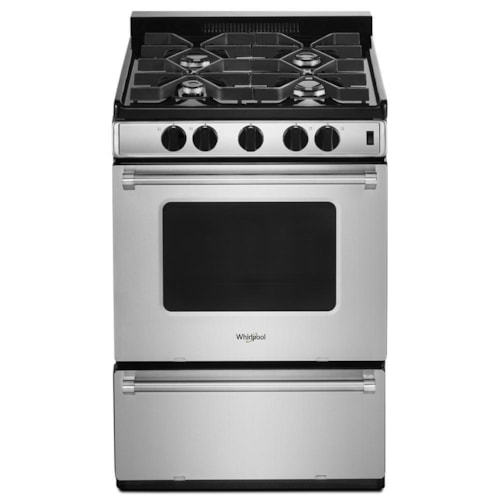 Whirlpool 24-Inch Freestanding Gas Range With Sealed Burners