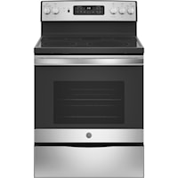 GE(R) 30" Free-Standing Electric Convection Range