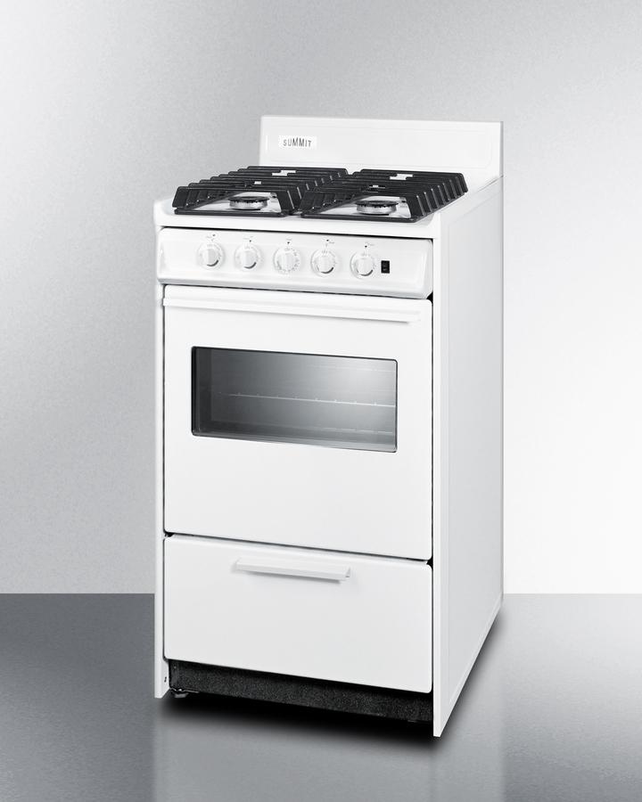20" Free Standing Gas Range
