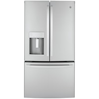 22.1 Cu. Ft. Counter-Depth French-Door Refrigerator Fingerprint Resistant Stainless Steel - GYE22GYNFS