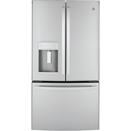 22.1 Cu. Ft. Counter-Depth French-Door Refrigerator Fingerprint Resistant Stainless Steel - GYE22GYNFS