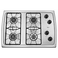 30-inch Gas Cooktop with 5,000 BTU AccuSimmer(R) Burner - Stainless Steel