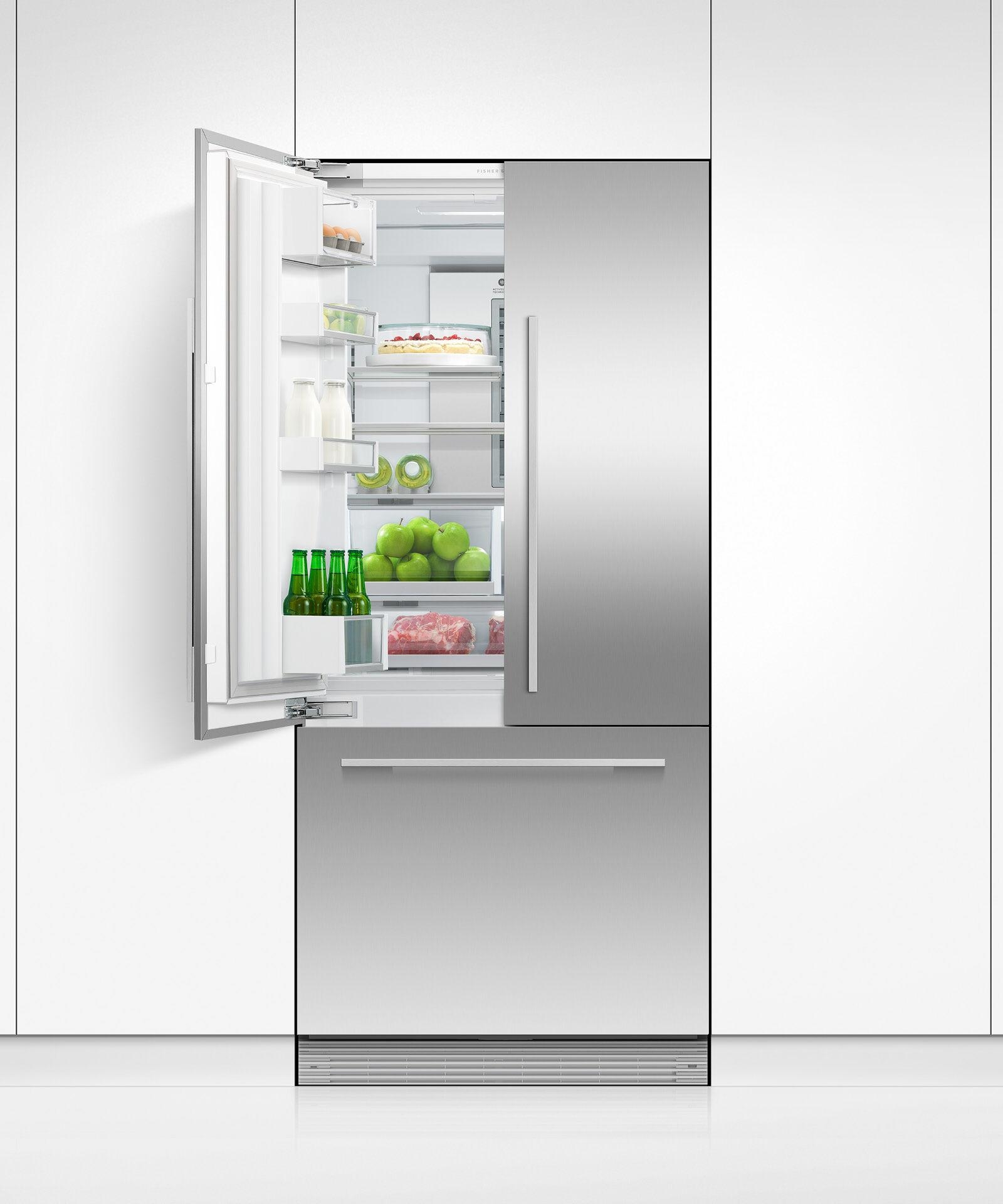 Fisher and Paykel Refrigerators French Door Built In Refrigerator