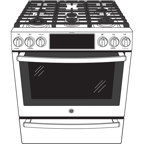 GE Appliances Gas Ranges Slide In Gas Range