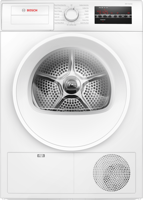 300 Series, Condenser Tumble Dryer, White
