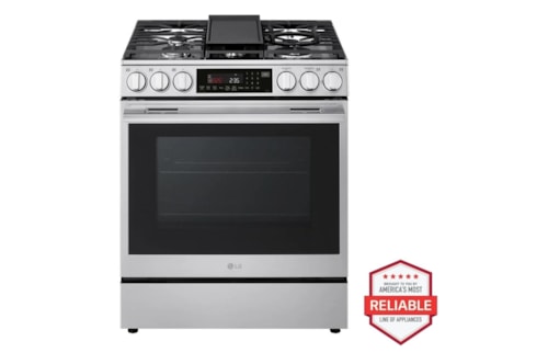 6.3 Cu Ft. Smart Gas Slide-In Range With Instaview®, Probake Convection®, And Air Fry