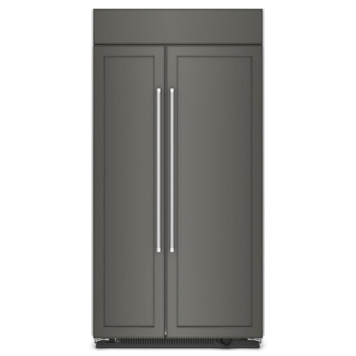 KitchenAid 25.5 Cu Ft. 42" Built-In Side-By-Side Refrigerator With Panel-Ready Doors