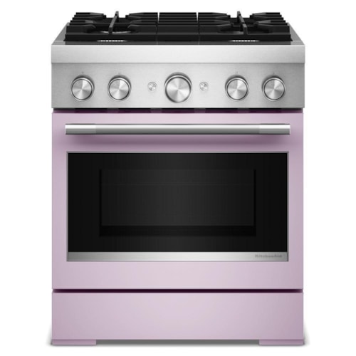 30-Inch 4 Burner Commercial-Style Dual Fuel Range With No Preheat Air Fry Mode