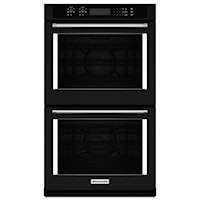 30" Double Wall Oven with Even-Heat(TM) True Convection - Black