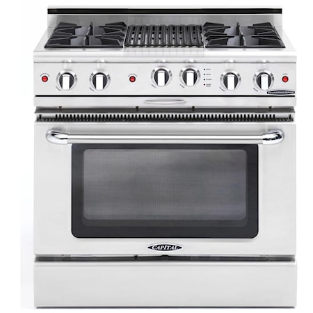 36" And Larger Free Standing Gas Range