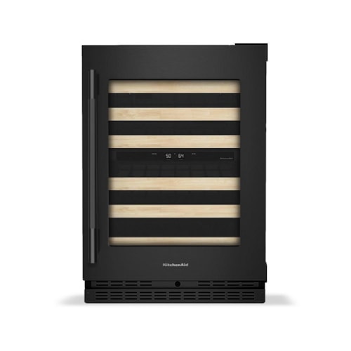 24" Undercounter Wine Cellar With Full-Extension Wood-Front Racks