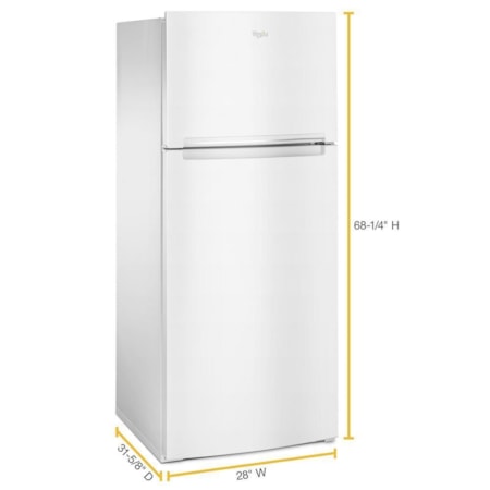 Whirlpool Top Freezer Refrigerator