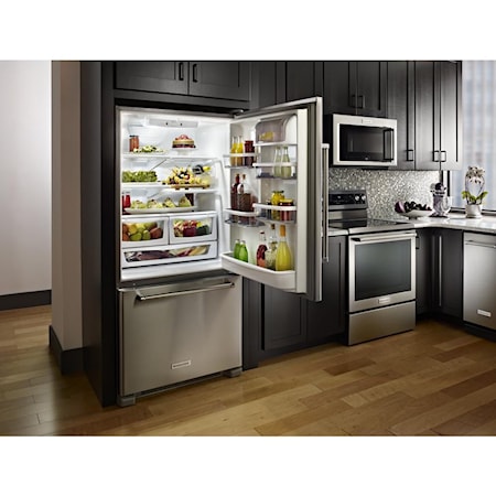 Bottom Freezer Freestanding Refrigerator